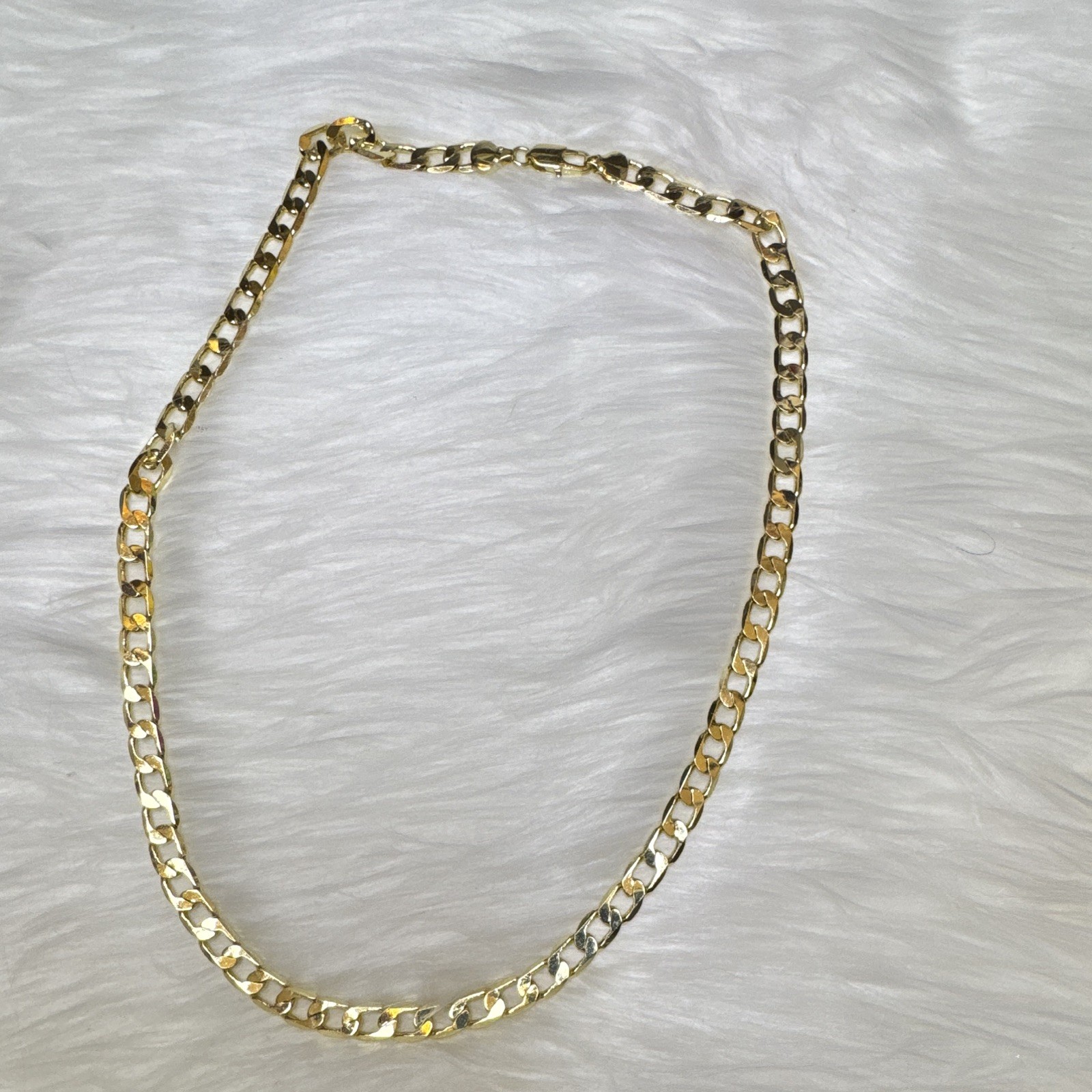 Cuban Link Chain Necklace 14K Gold Filled, 24inch, 8mm, Lobster Clasp