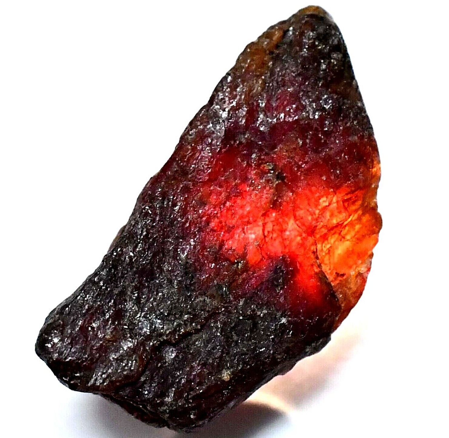 14.85 Ct Natural AGSL Certified Hessonite Orange Garnet Untreated Rough Gemstone