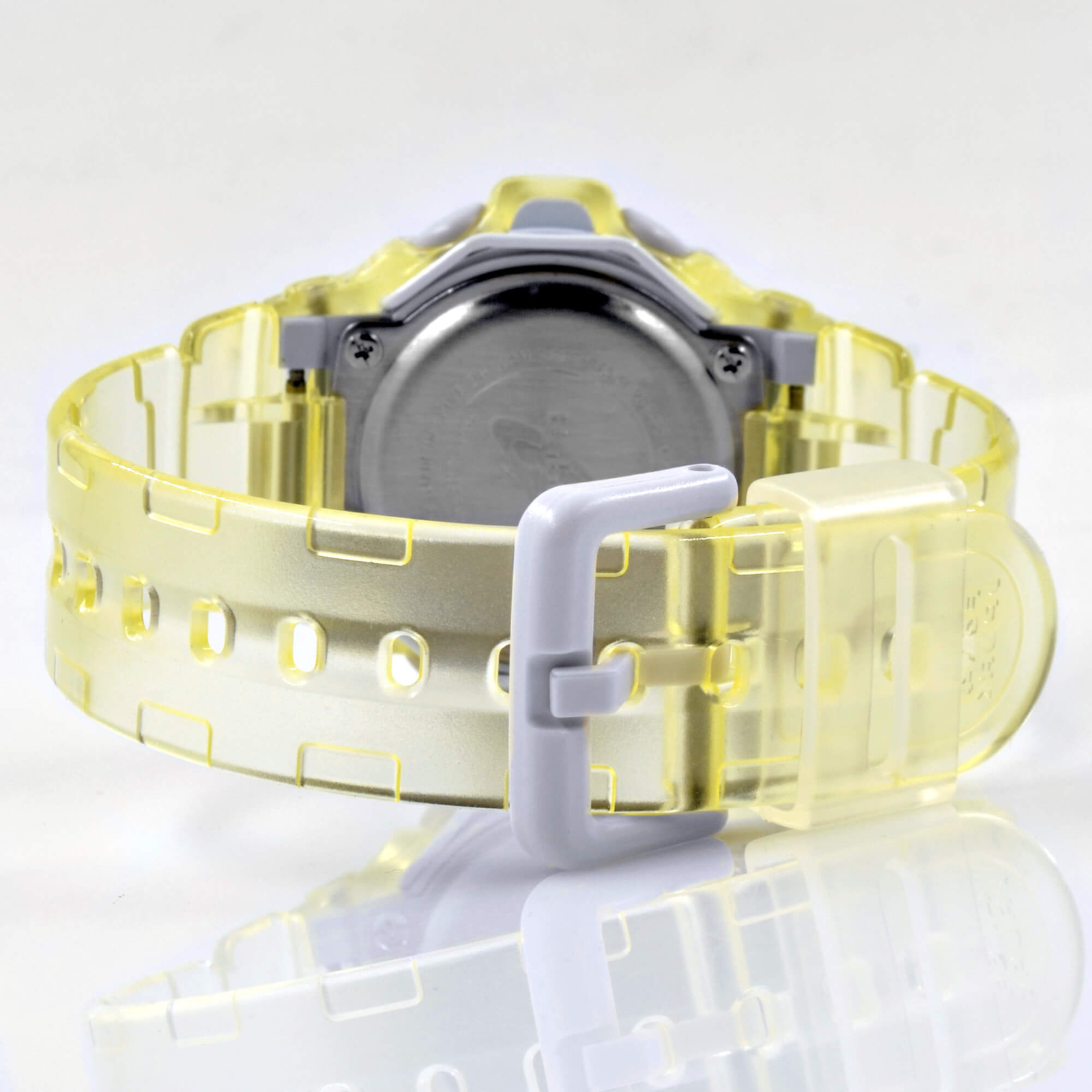 Casio Women’s Watch Baby-G World Timer Transparent White Resin Strap BG169R-7E
