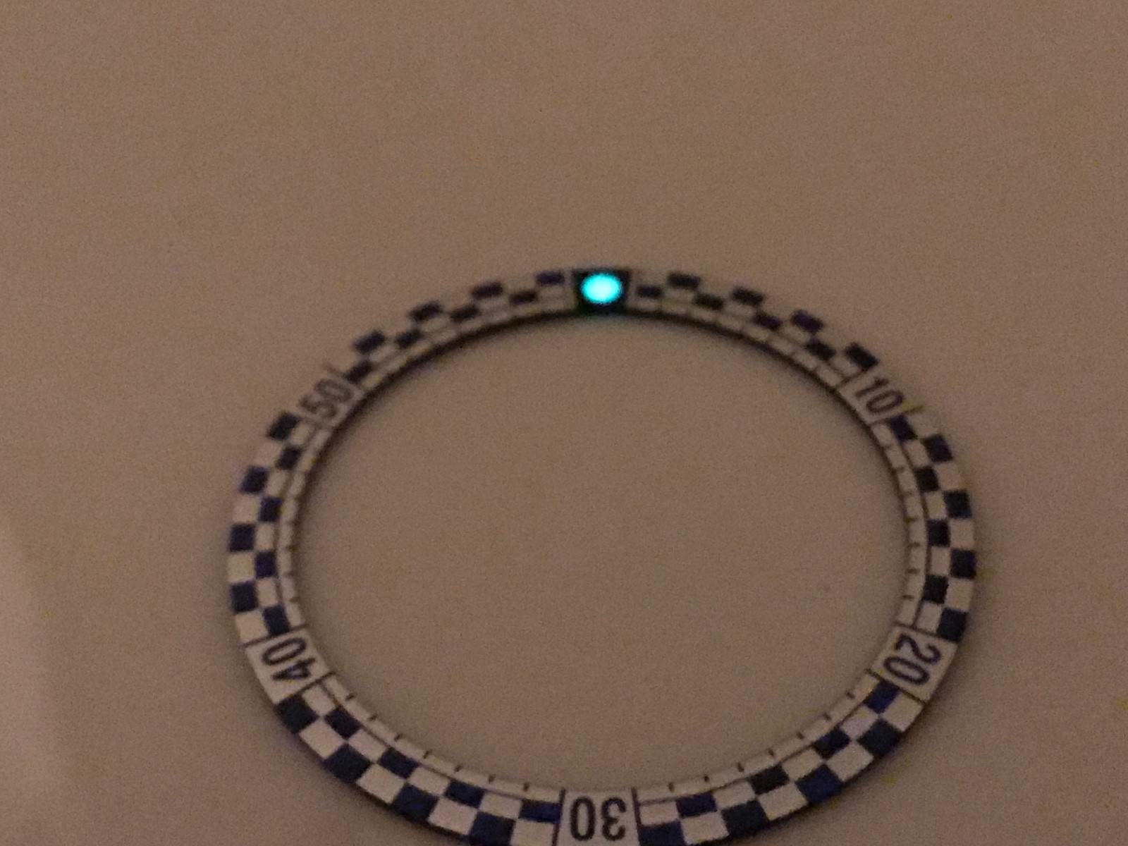 Blue Bezel insert for Seiko Rally 6106-7117 and 6106-7119 Diver