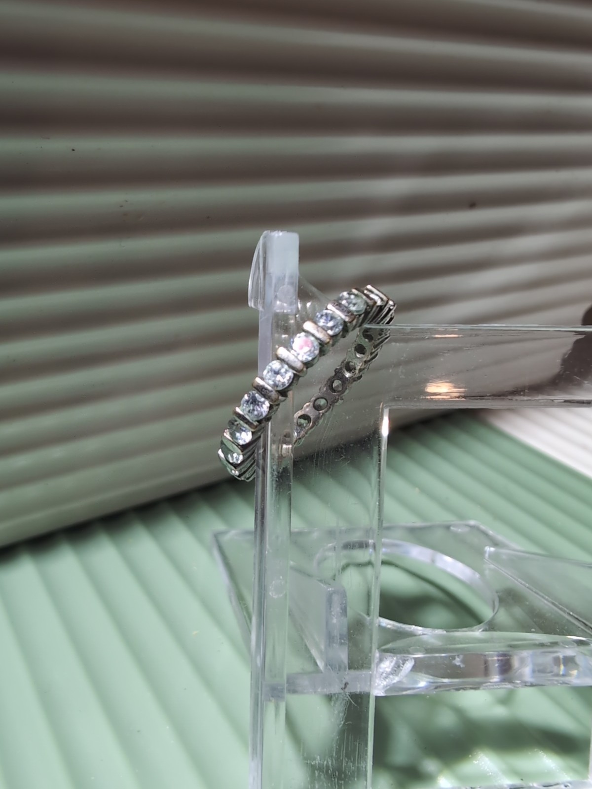 ADI 925 Sterling Silver Cubic Zirconia Eternity Band Ring – Thailand Made