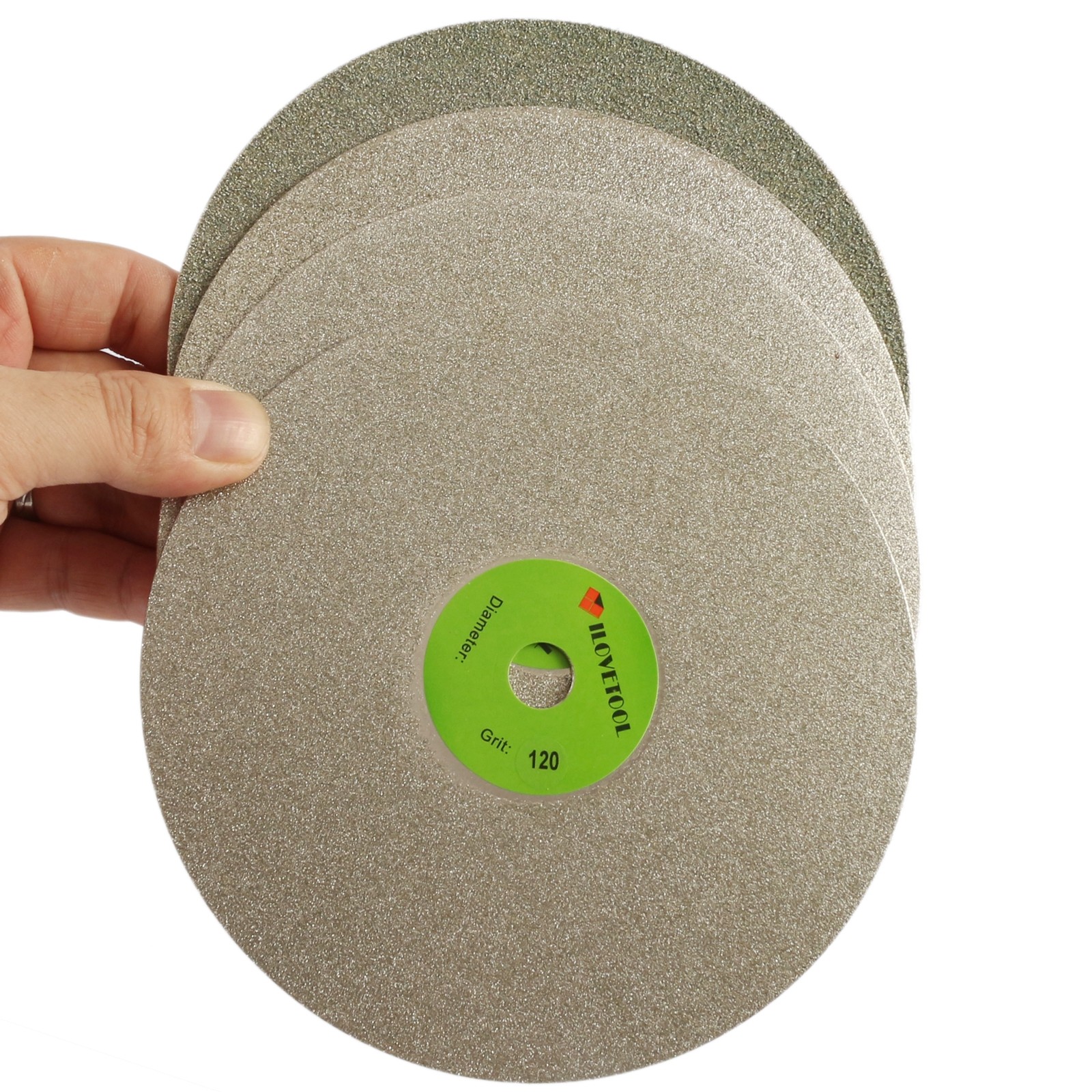 6″ inch 150 mm Grit 60-3000 Diamond Grinding Disc Abrasive Wheel Coated Flat Lap