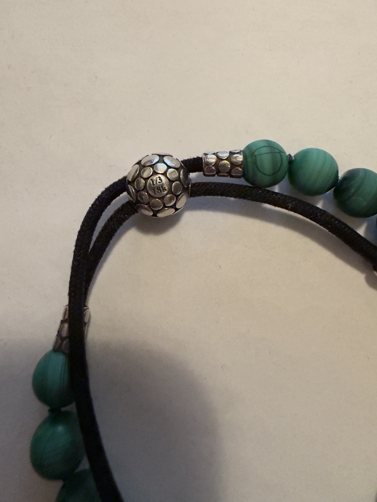 John Hardy Dot Gold And Silver Beads Bracelet Size M