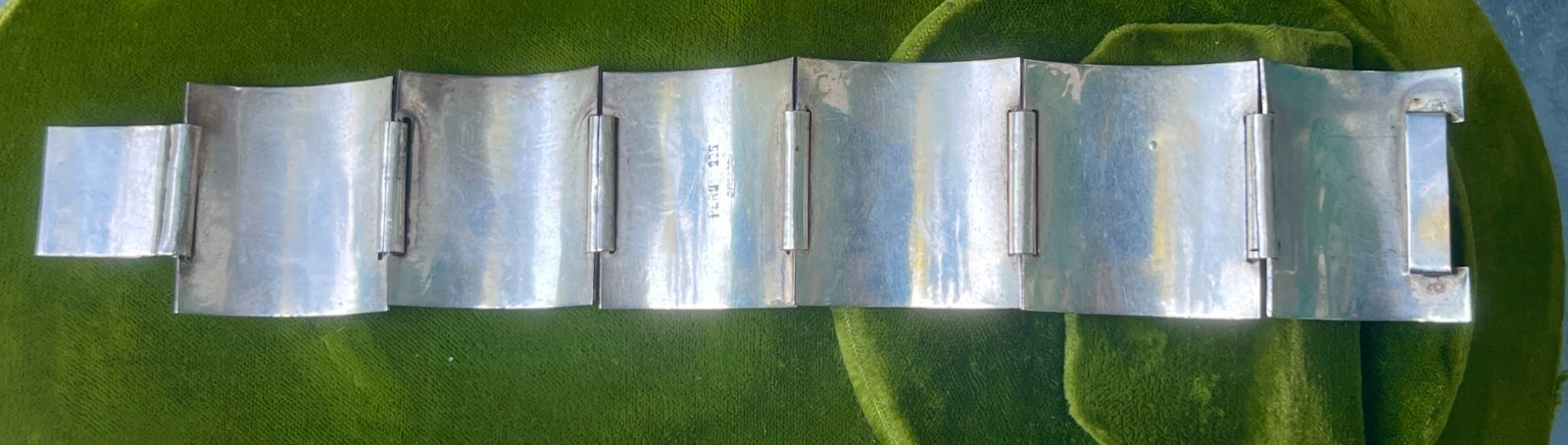 Vintage Sterling Silver 925 Peruvian PERU Panel Link Storyteller Bracelet