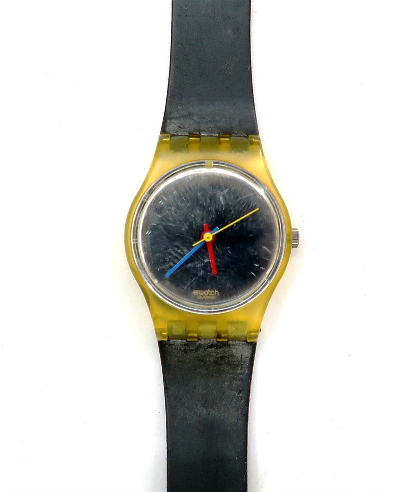 Swatch Watch Ladies LITTLE SNOWWHITE LK116 Vintage 1988 NEW BATTERY / WORKS