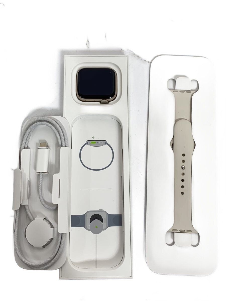Apple Mens Watch SE 3 GPS Model 44mm MEHG4J A Starlight Digital Used