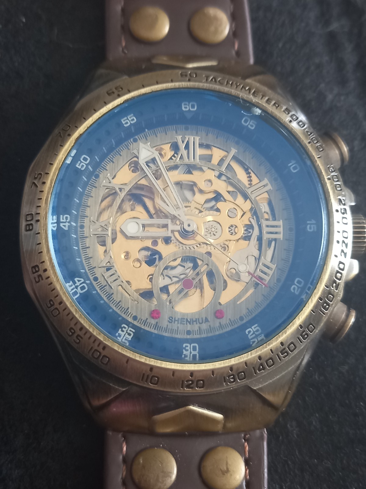 Shenhua Mens Automatic Skeletal Watch