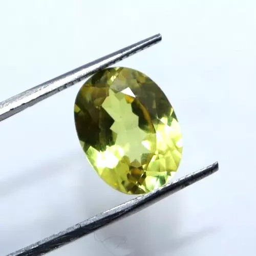 Yellow Sapphire Natural 7.85 Ct Oval Cut Certified Loose Gemstone With Free Gift