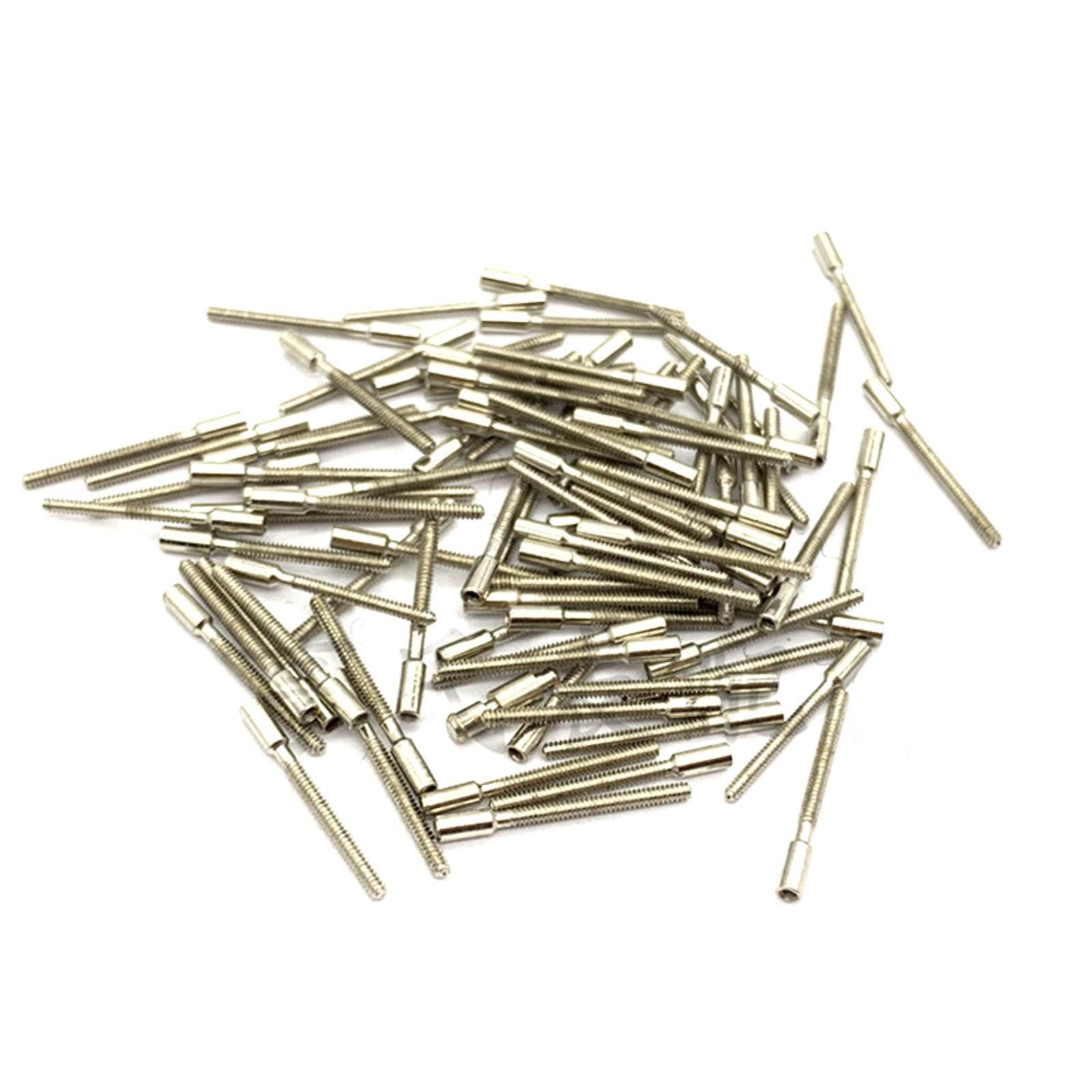 100x 0.9mm Assorted Stainless Steel Watch Winding Stem Stick Extensions Extender