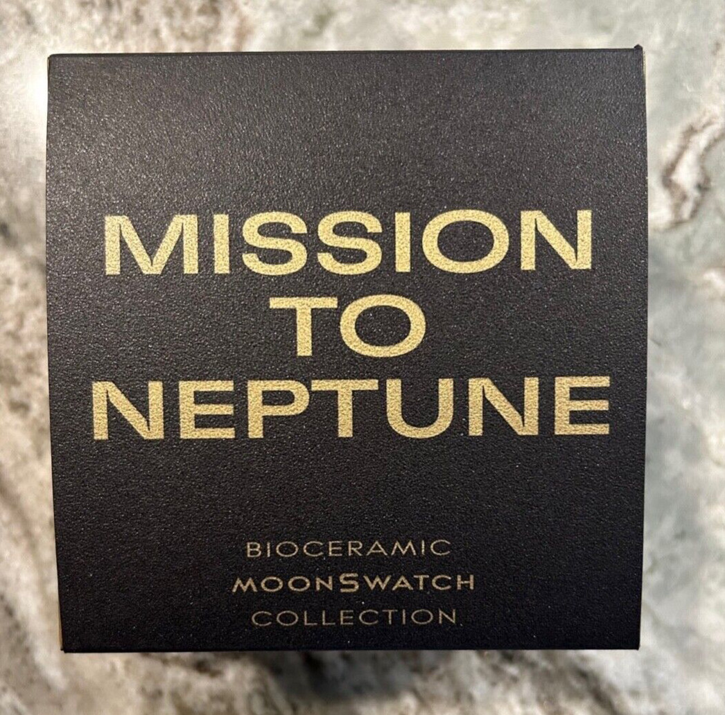 Swatch X Omega – Mission to Neptune – Moonshine Gold – SO33N101-108 – Mint