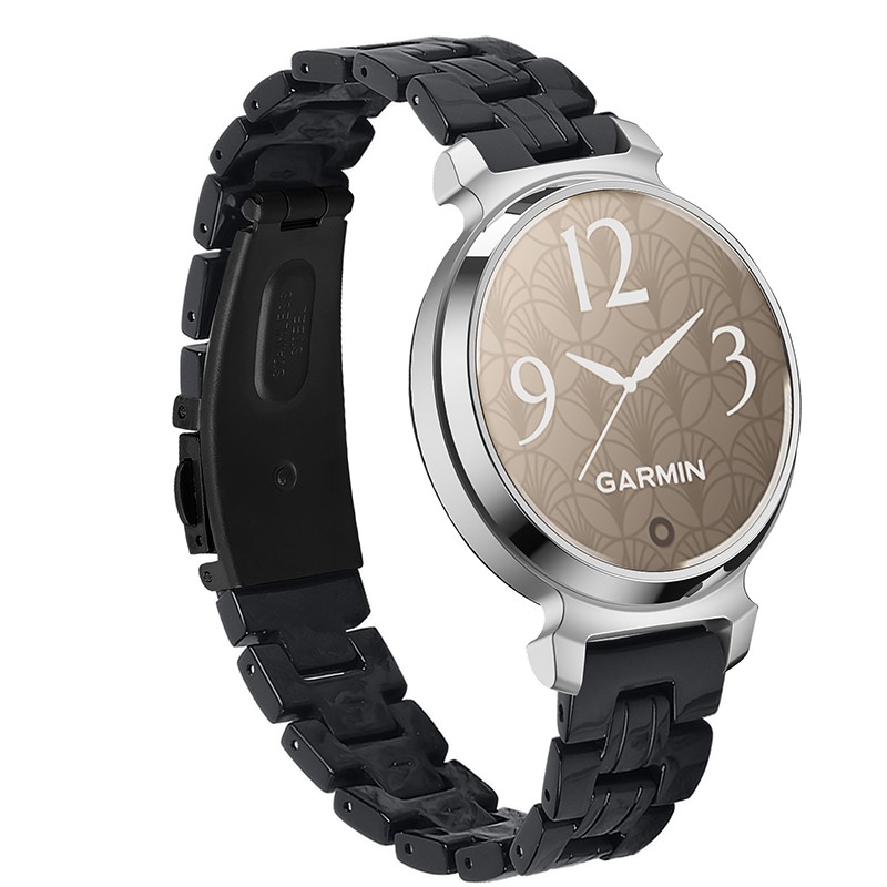 For Garmin Lily 2 Resin Stainless Steel Watch Strap Band Replacement Strap