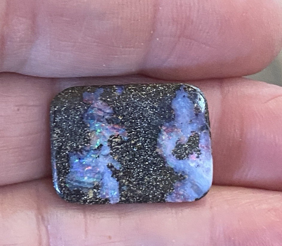 Australian Boulder Opal Rectangular 12.5 Carat (Bin40)