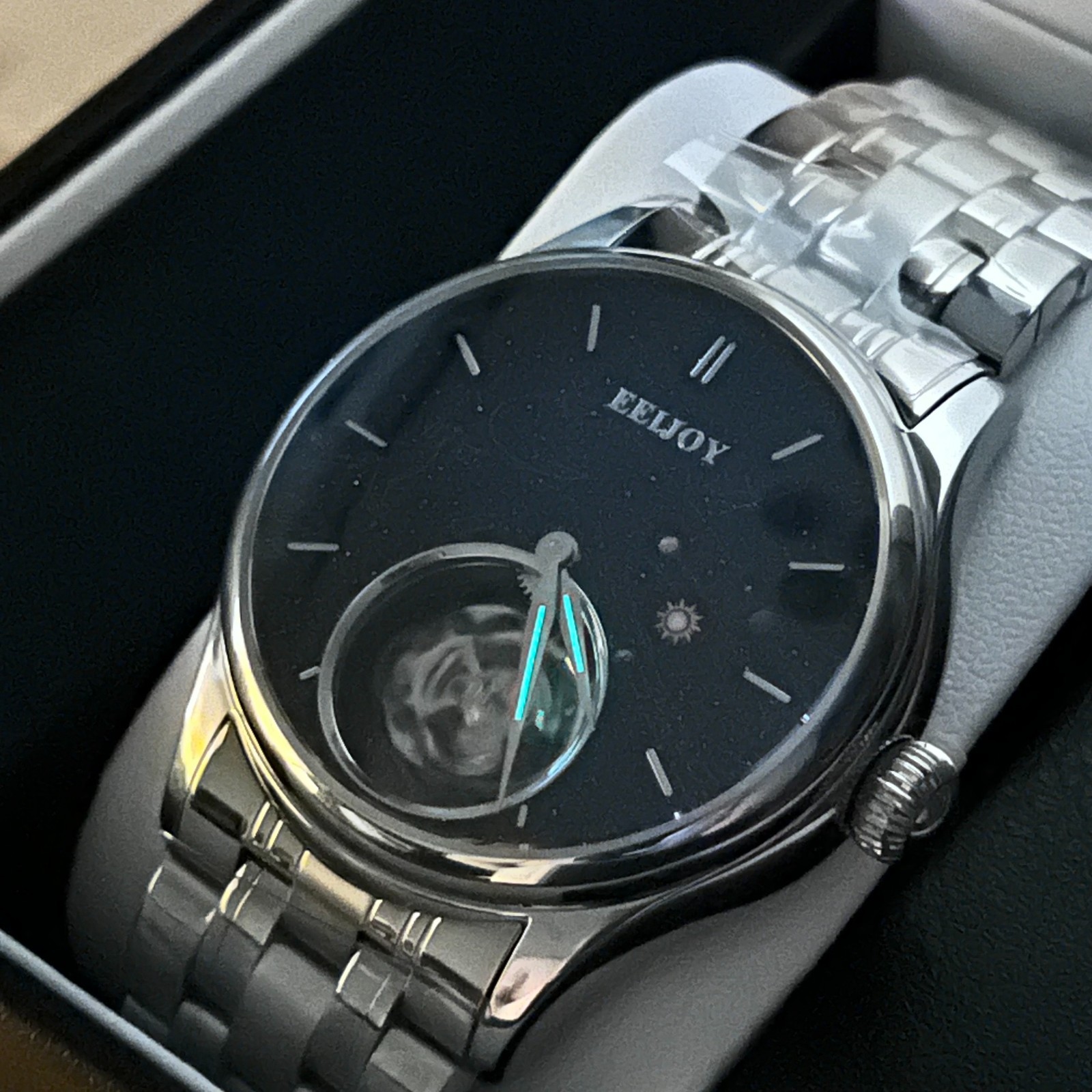 Men’s Genuine Flying Tourbillon Watch, Manual Winding Only, 40-42mm 316L Steel