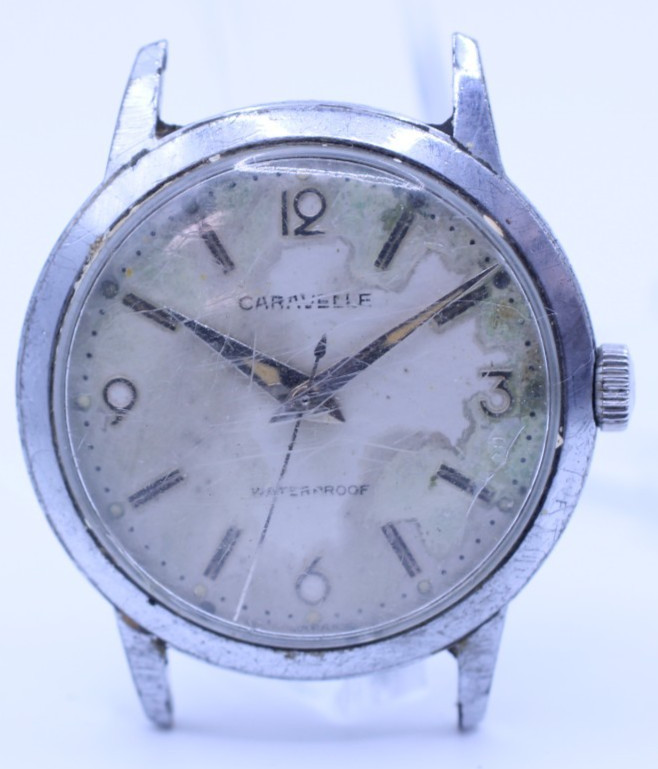 CARAVELLE 7j 2S0 JAPAN WRIST WATCH 31.5mm 15.4mm LUG FOR REPAIR (M12)