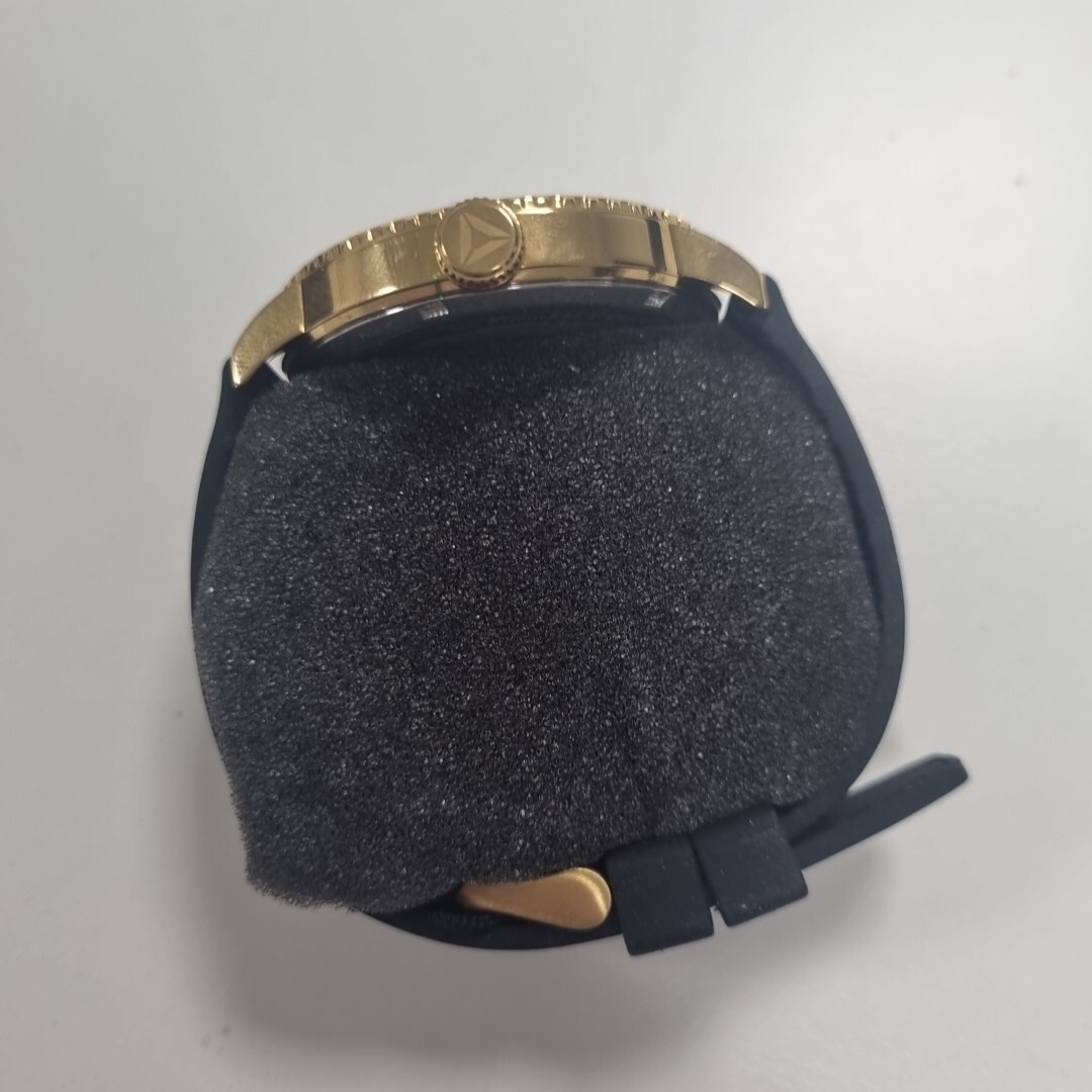 Reebok Stride Wristwatch 47mm Black/Gold Watch RD-STE-G2-S2IB-BW New