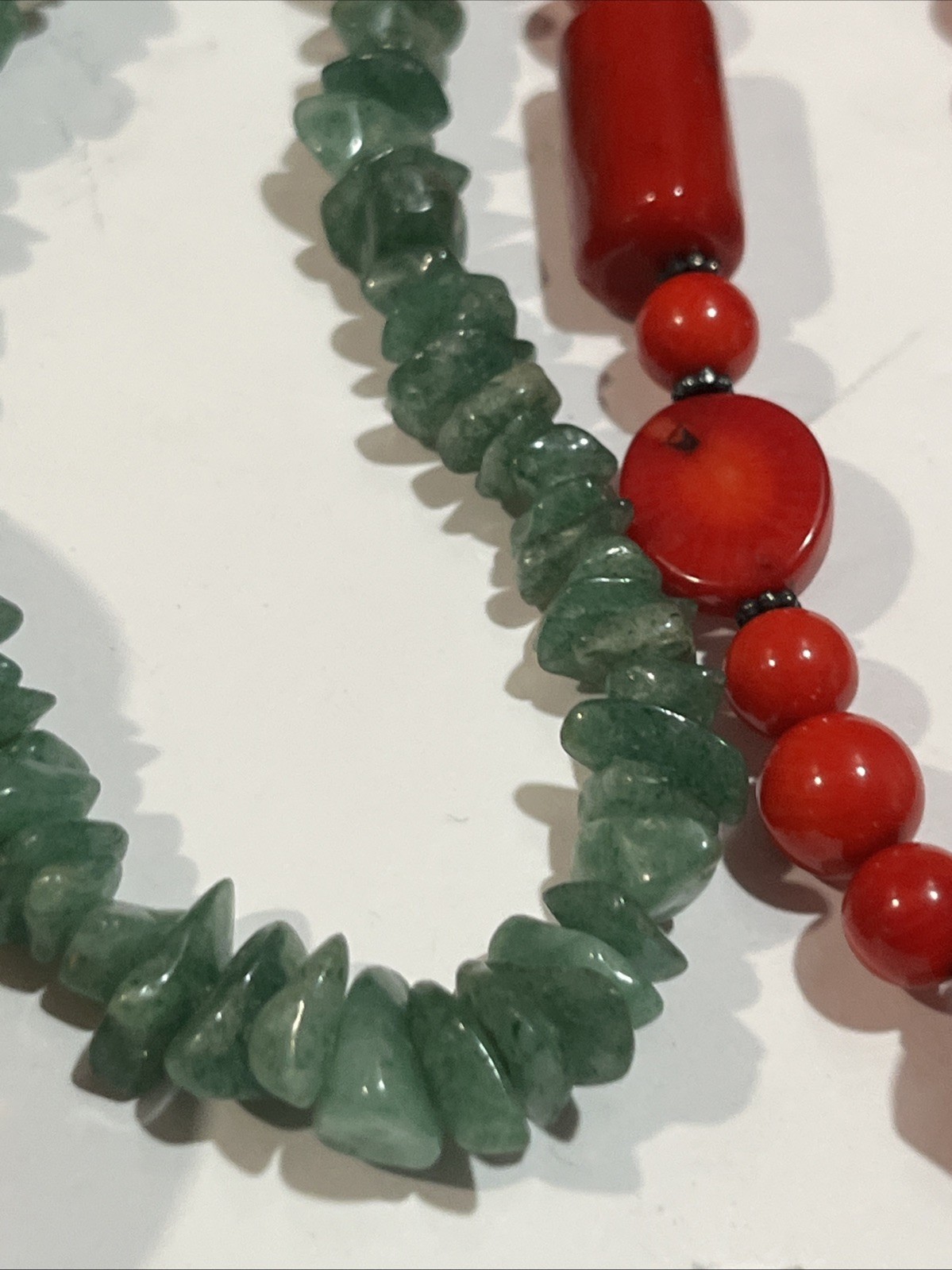 Beads And Stone Jewelry Mix Lot Multicolors Size Vintage & Modern