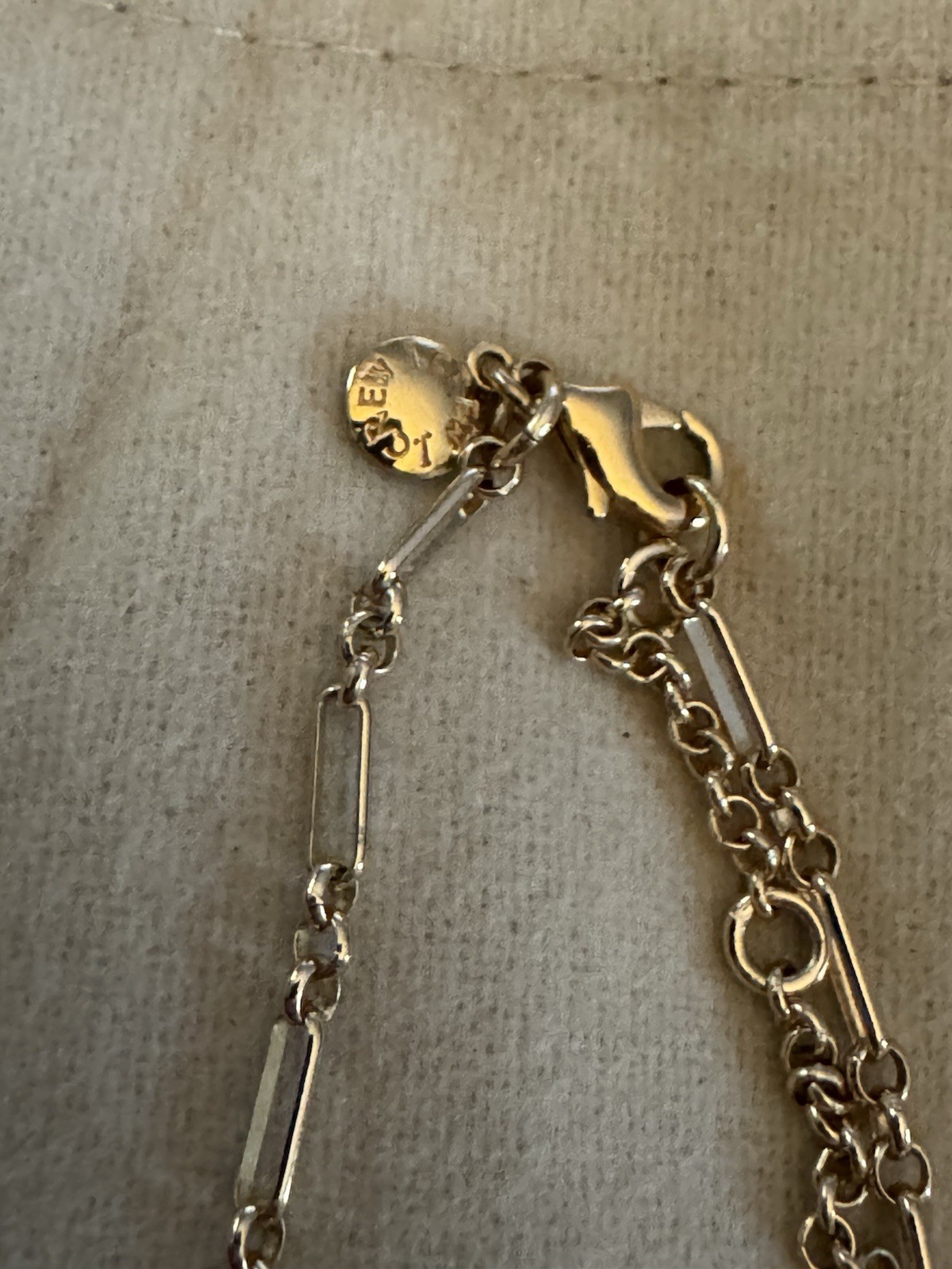 J. Crew Carabiner charm necklace