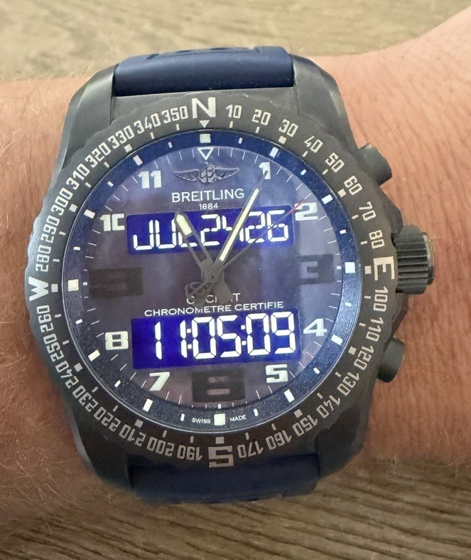 Breitling B02 Cockpit Night Mission Mother of Pearl–Beautiful!!