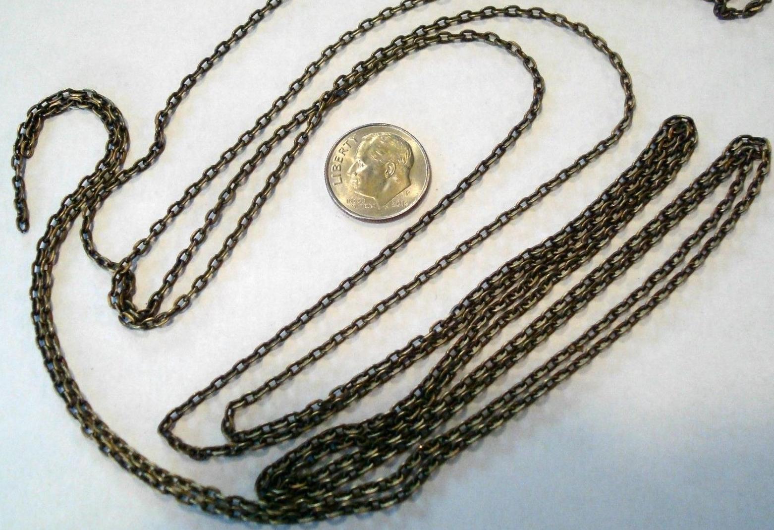 Jewelry Chain 6′ 3x2mm Ant bronze pl cable link jewelry making beading pch032