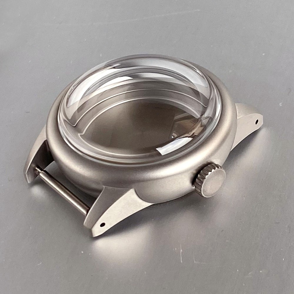 Steel Brushed 200M Dive Watch Case 36mm Sandblast Fit NH35 ETA2824 PT Sapphire