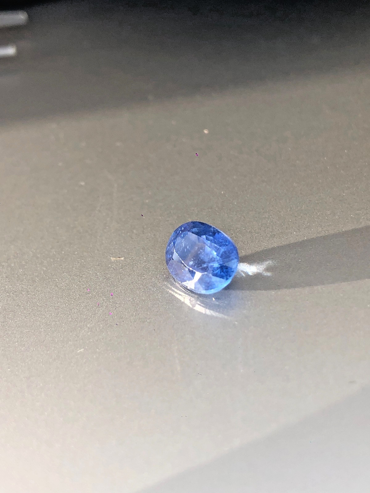 2.35 ct beautiful cornflower blue ceylon sapphire normal heat