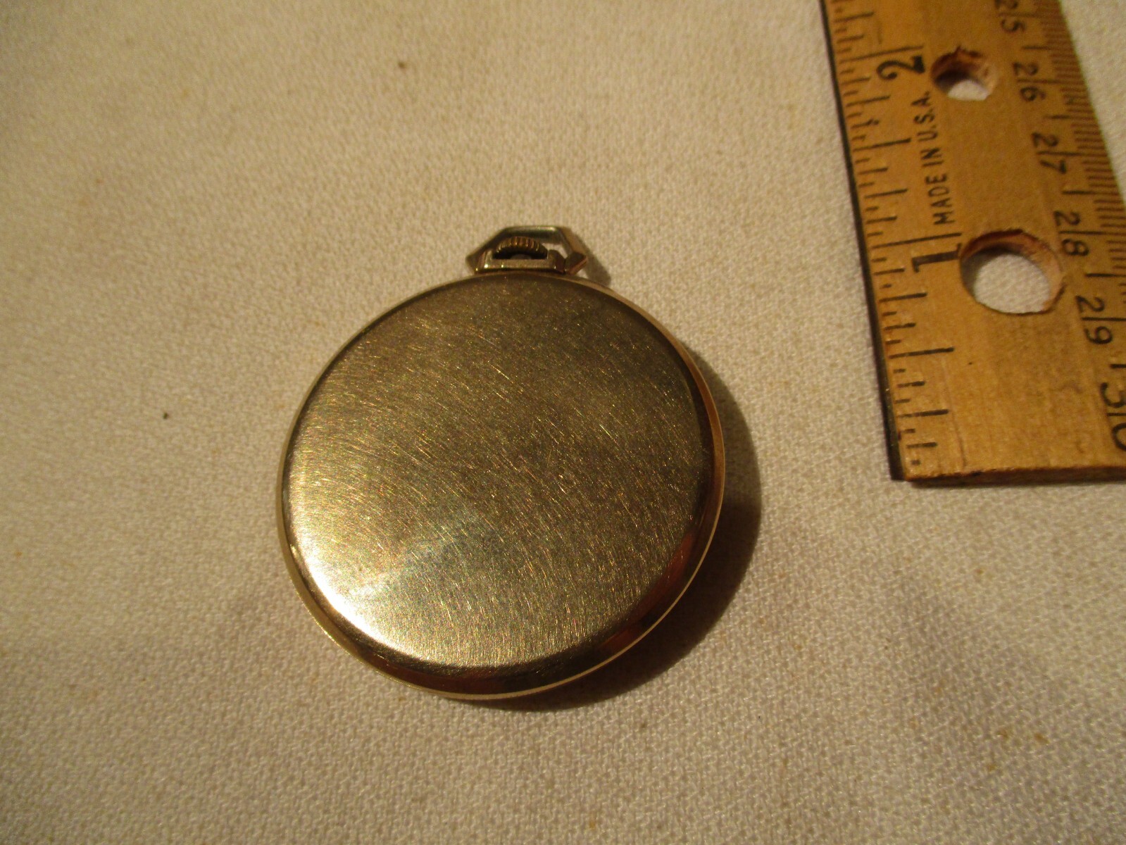 VINTAGE LYCEUM 10K GOLD FILLED YELLOW GOLD CASE 17 JEWEL MENS POCKET WATCH