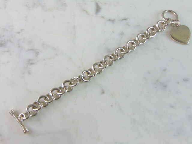 Womens Vintage Estate Sterling Silver Charm Bracelet 43.3g E5780