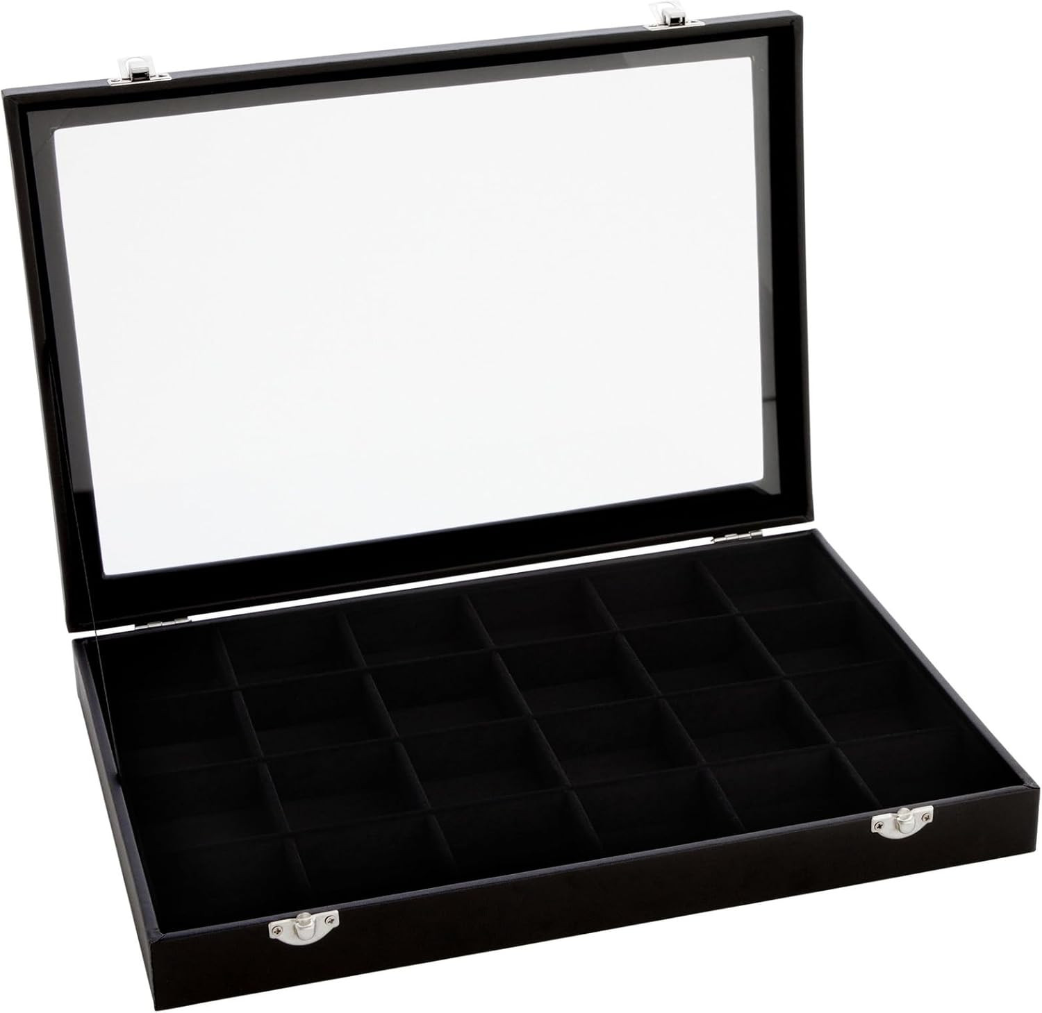 Black Velvet Jewelry Display Tray Organizer Case – Jewelry Display for Vendors W