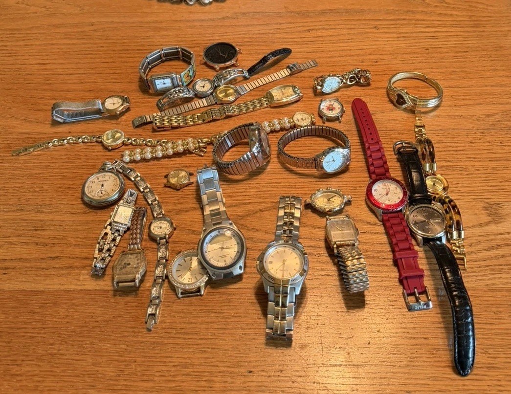 20+ Watch Lot Mens+Womens Casio, Swatch, Helbros Misc Brands Bulk AS-IS