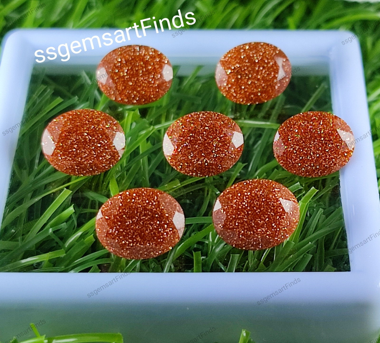 Natural gold Sandstone Faceted oval Shape Loose Gemstone For Making Jewelry