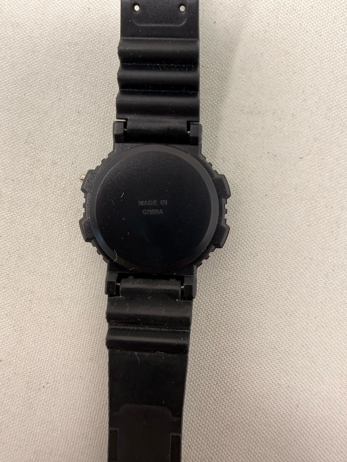 Vtg Success Quartz Digital Sports Watch Black Resin Strap Retro New Battery