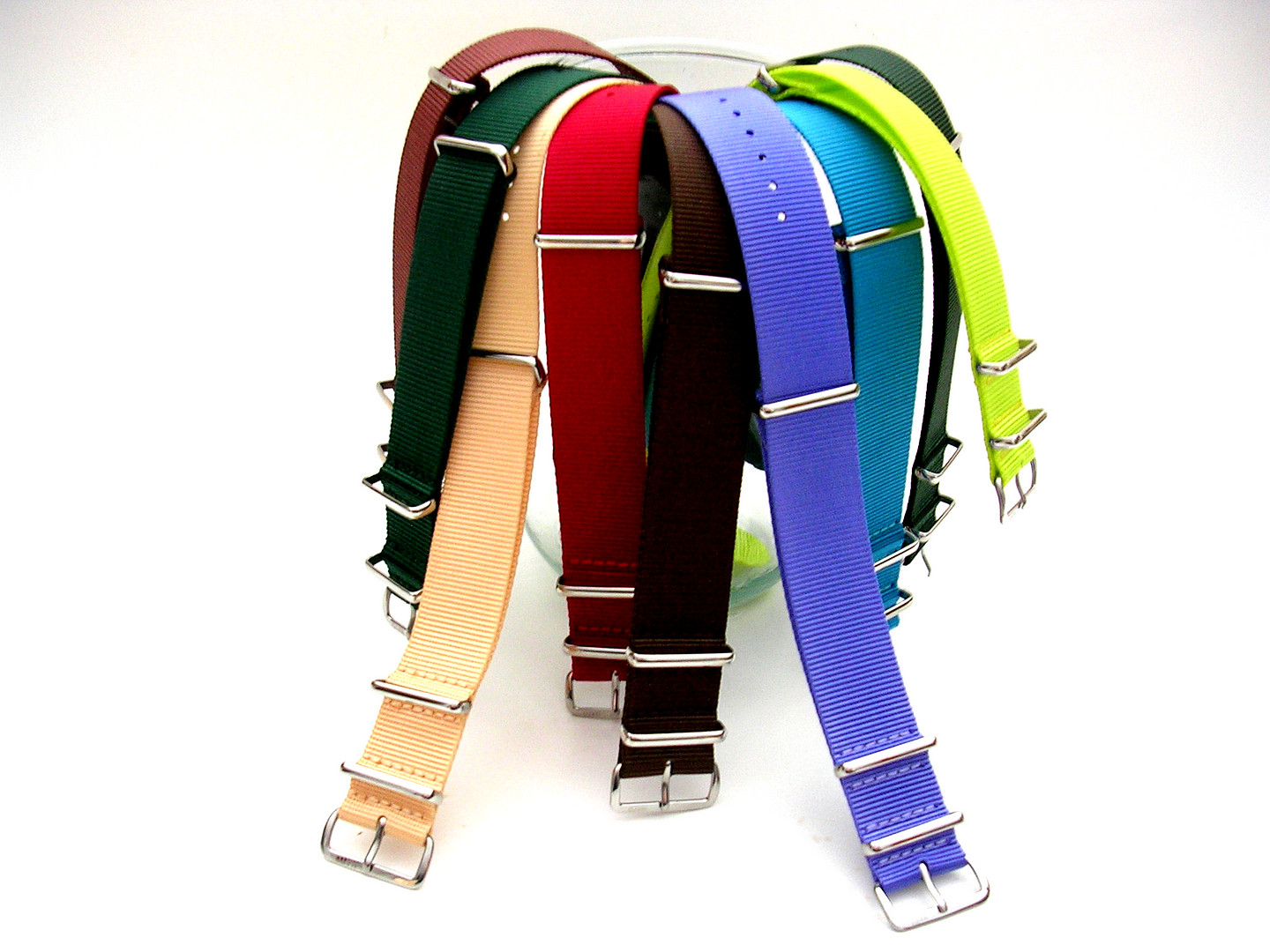 NATO ® strap watch band G10 nylon Military RAF stitch bond replacement IW SUISSE