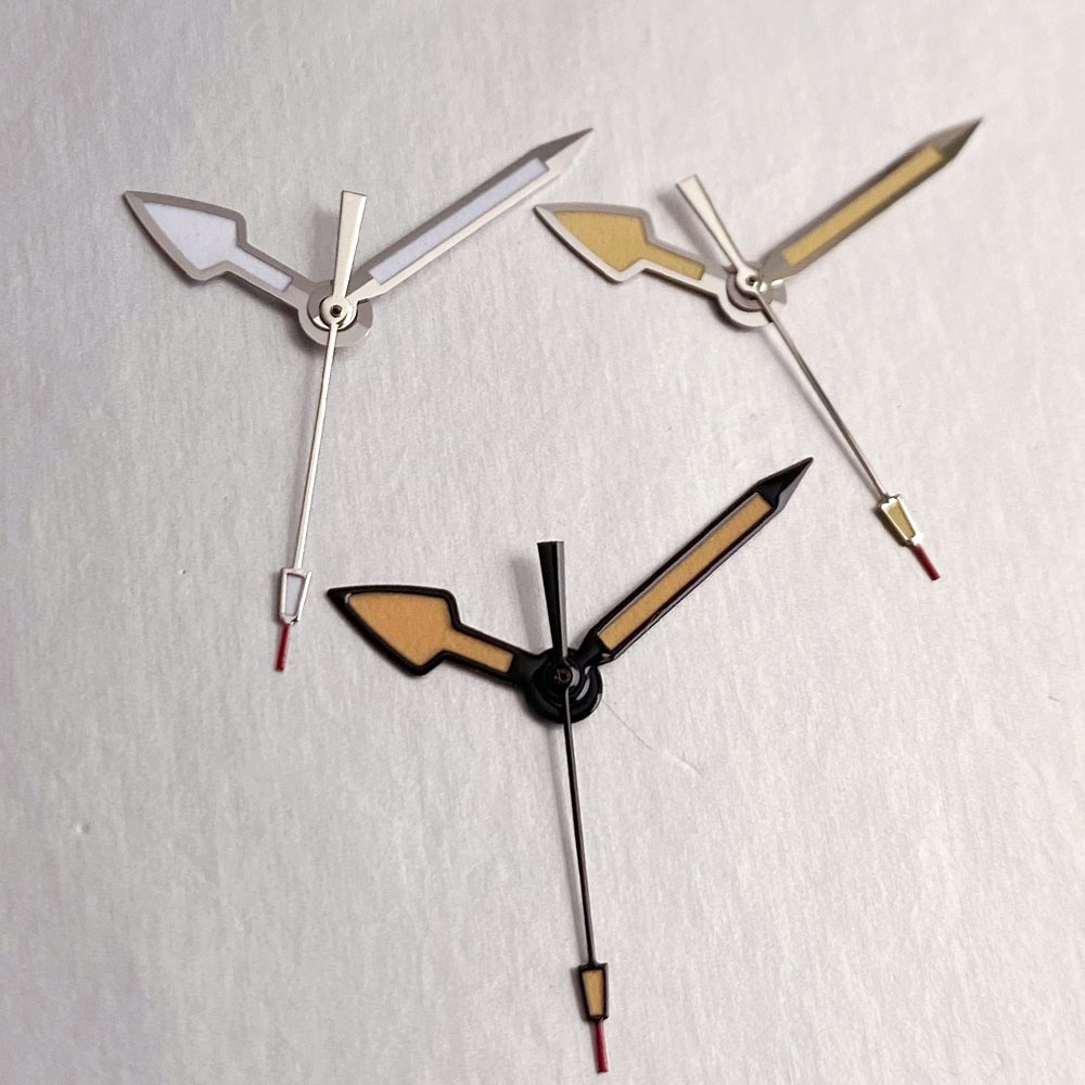 Black Yellow White Watch Hand Needles for NH35 NH36 NH39 NH70 ETA2824 Dive Watch