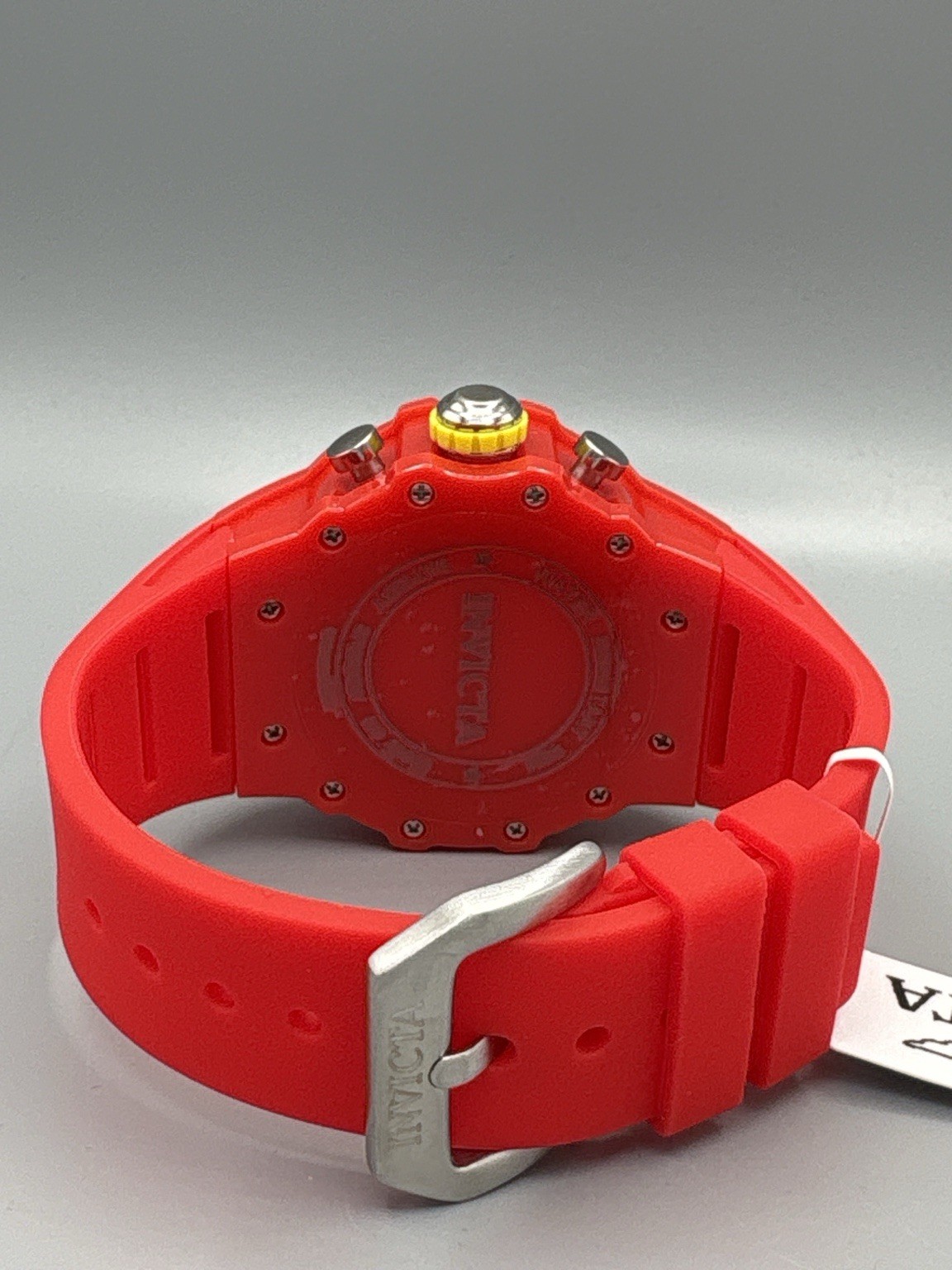 Invicta Racing Vaulthan 69659 Men’s Chronograph Watch 44mm Red Silicone Band