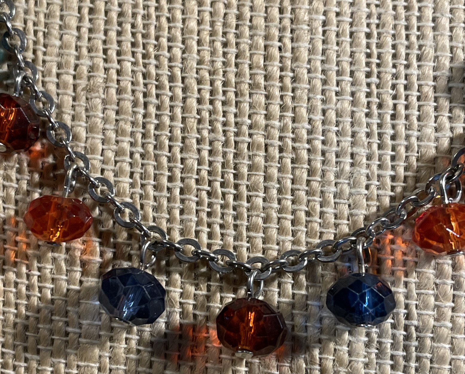 NWT Ashley Cooper Collection Multicolor Crystal Necklace