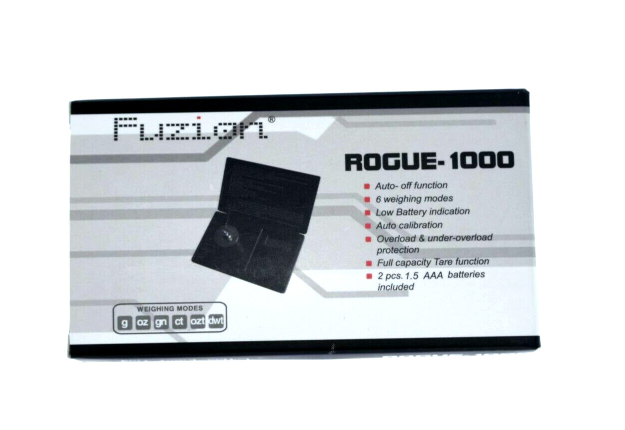 FUZION ROGUE-1000- 1000G*0.1G PROFESSIONAL DIGITAL POCKET SCALE