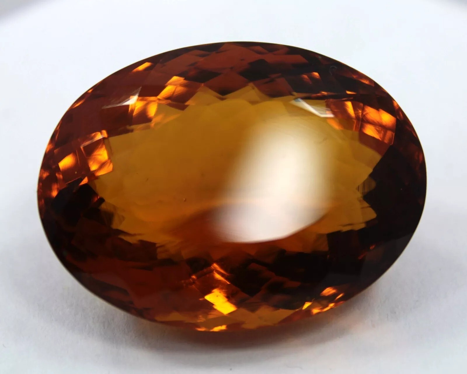 Natural EGL Certified Oval Cut Imperial Topaz 195 Ct A++Brazilian Loose Gemstone