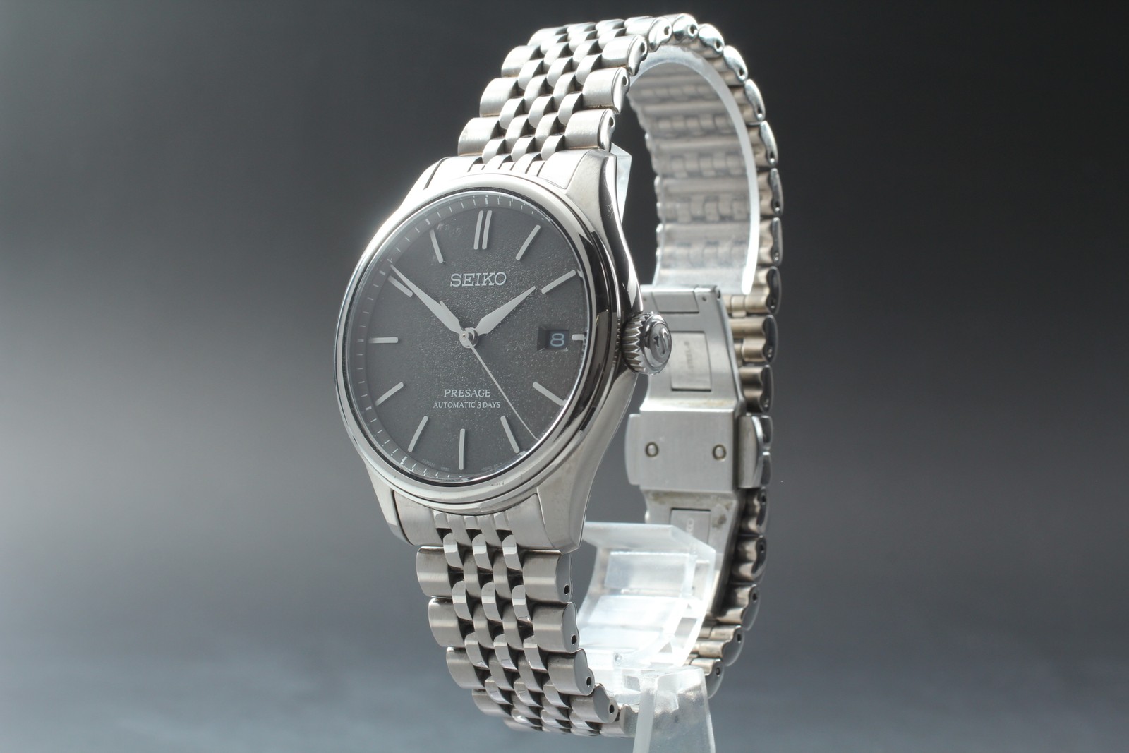 [Box Paper] Seiko Presage SARX123 Sensai Tea Automatic Date SS Men’s Watch Japan
