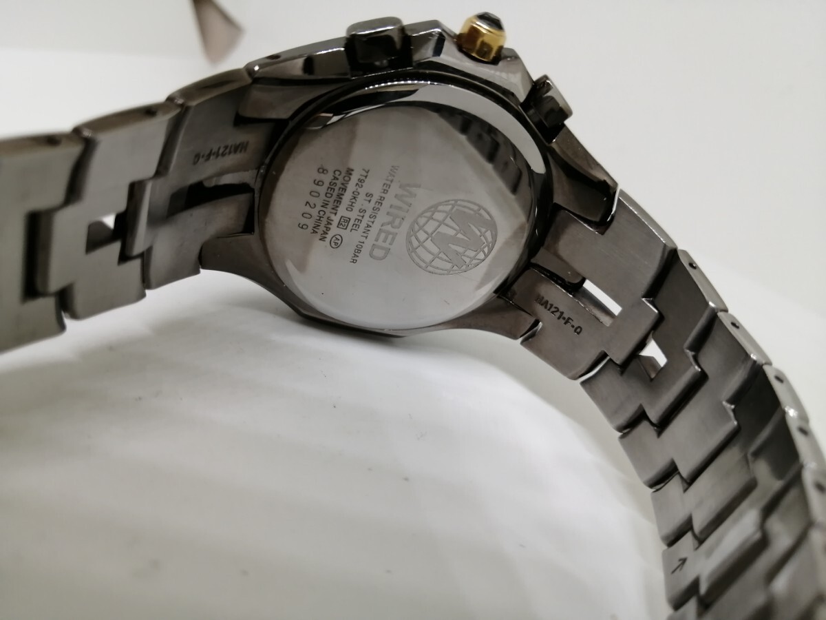 Working Item WIRED 7T92 0KH0 Men’s Quartz Chronograph Watch