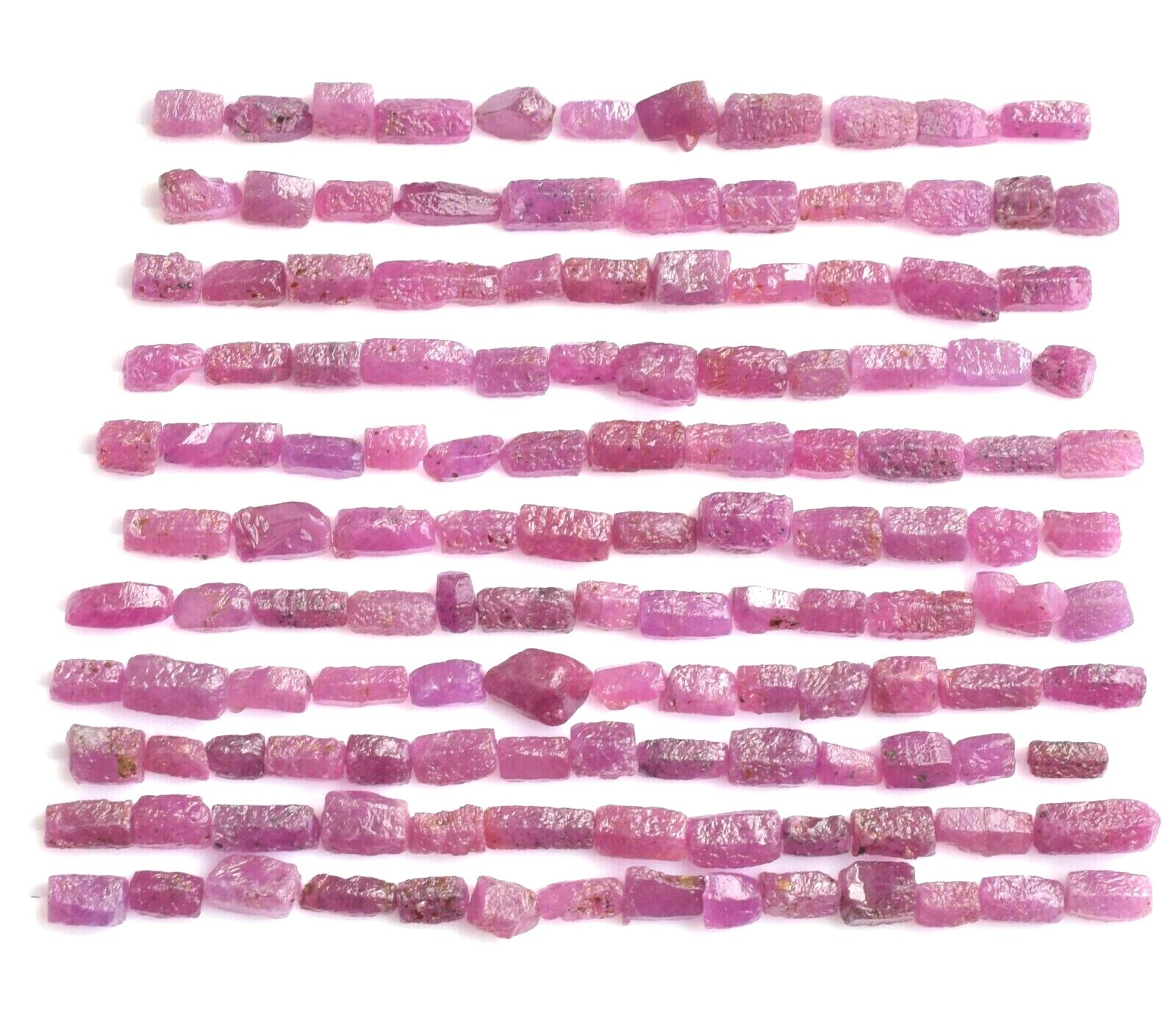 100.00% Natural Burma Reddish Pink Ruby Earth-Mined Loose Rough Lot 300.00 Ct