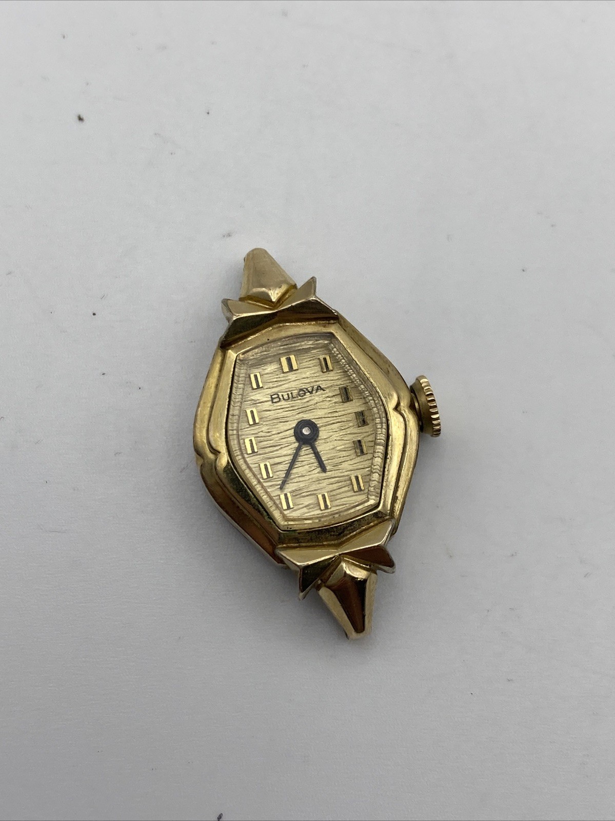 VTG 1970 WOMENS N0 BULOVA 17’J MANUA 6CL WRISTWATCH 10K GOLD FILLED BEZEL
