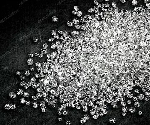 425 Pcs Loose Lab-Grown CVD Diamond LOT 0.80 mm D Color IF CLARITY Certified