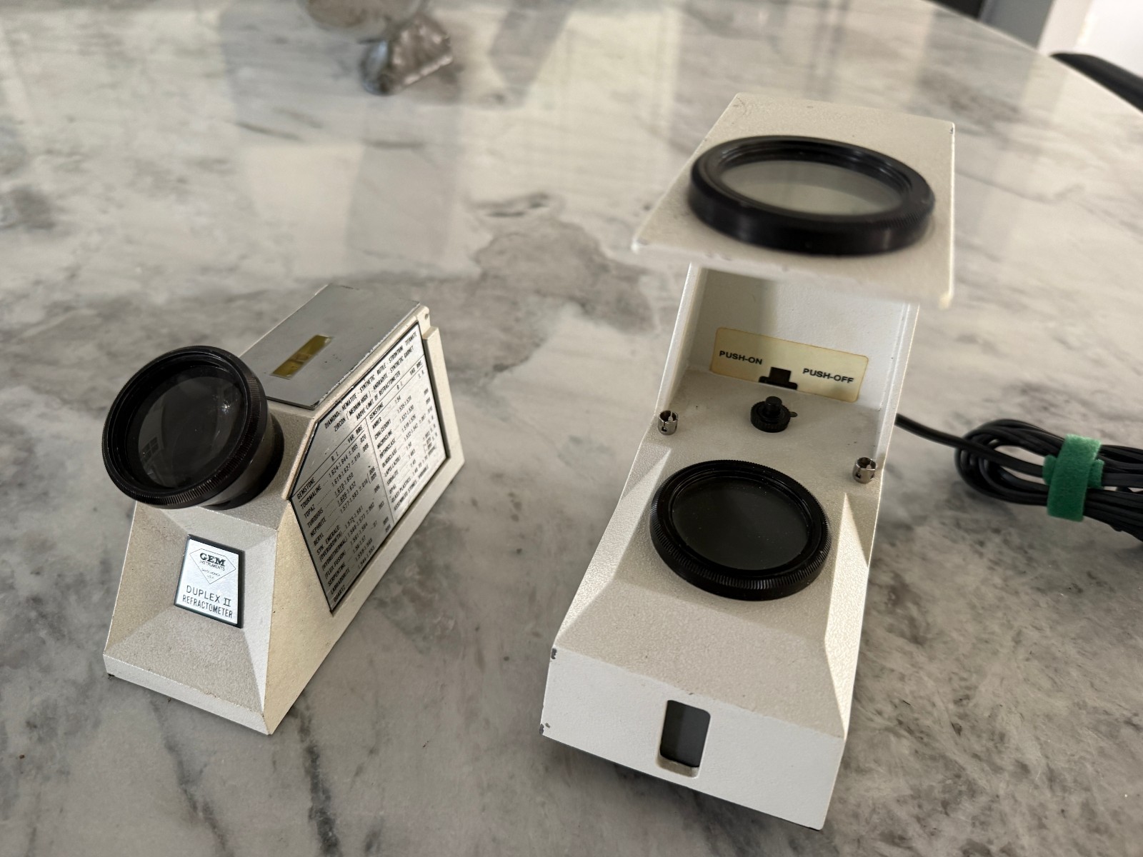GIA Duplex II RefractometeR, POLARISCOPE, USED CONDITION GIA SPECTROSCOPE