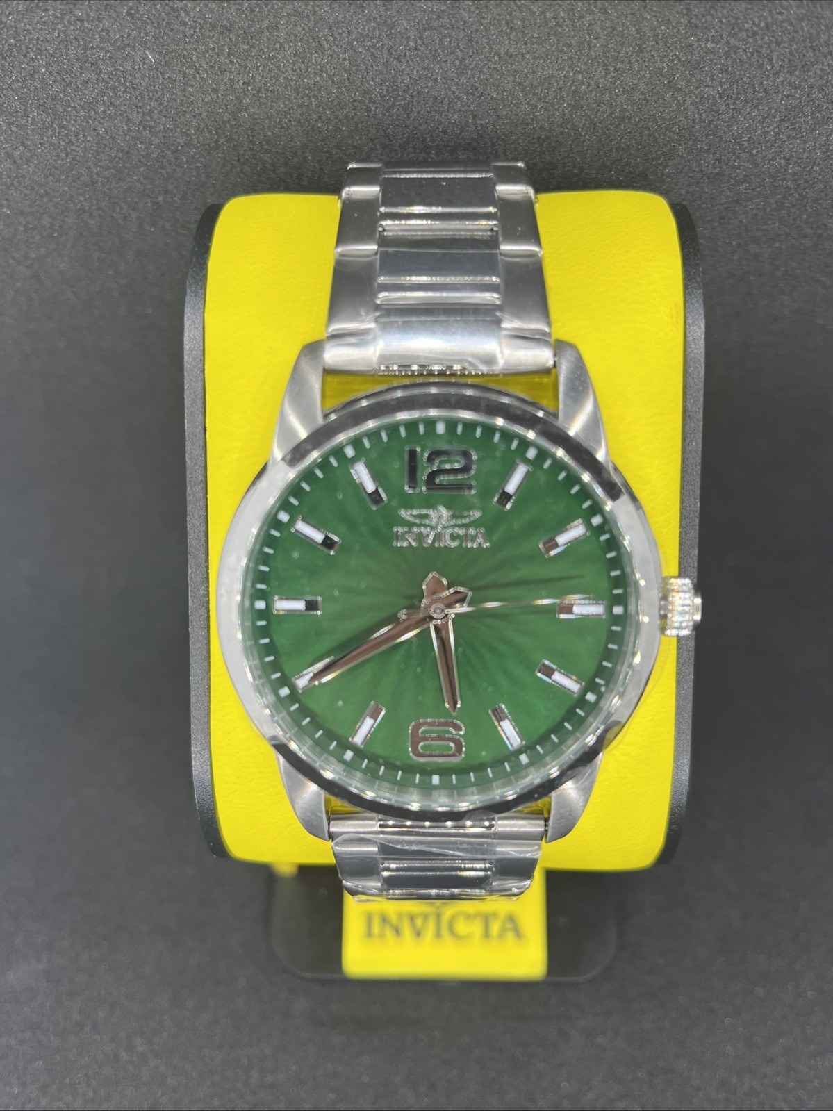 Invicta Men’s Silver Stainless Steel Watch 50M Water Resistant Model 48494
