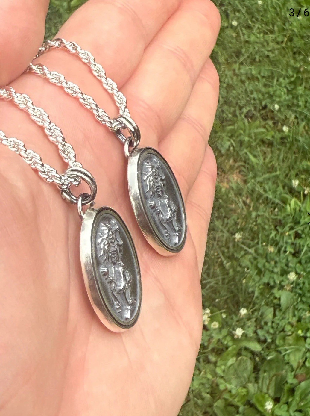 Hand Fabricated Silver Rosebud Pendant