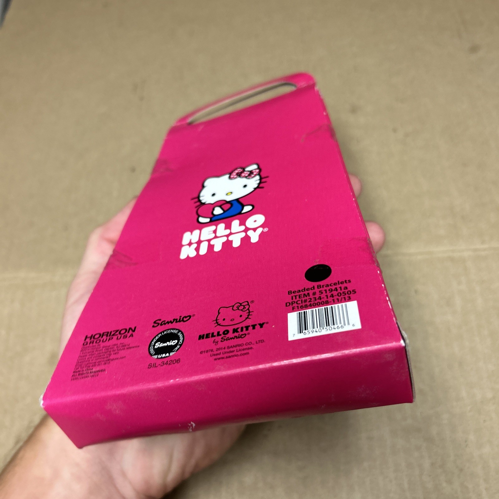 HELLO KITTY Designer Shoelace Bracelets Beads Create Your Own Sanrio 2014 NEW 
