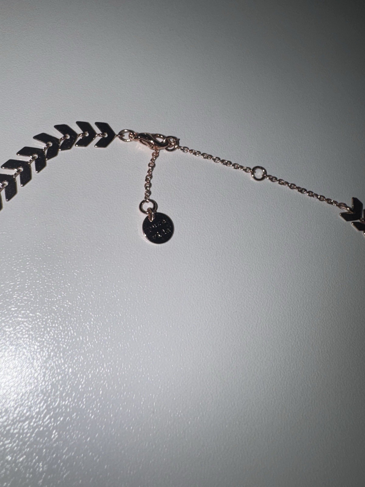 PURA VIDA Rose Gold Plated Moon & Stars Charm Link Chain Necklace