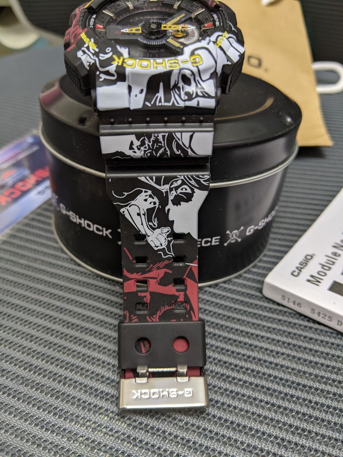 Casio G-Shock GA-110JOP-1A4 One Piece Limited Edition Watch Box & Papers