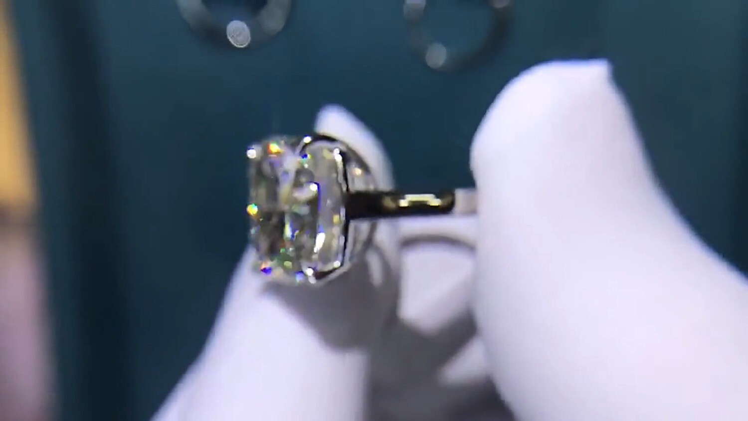 10 Ct Off White Lab Grown Diamond Cushion Cut Solitaire Ring 925 Sterling Silver