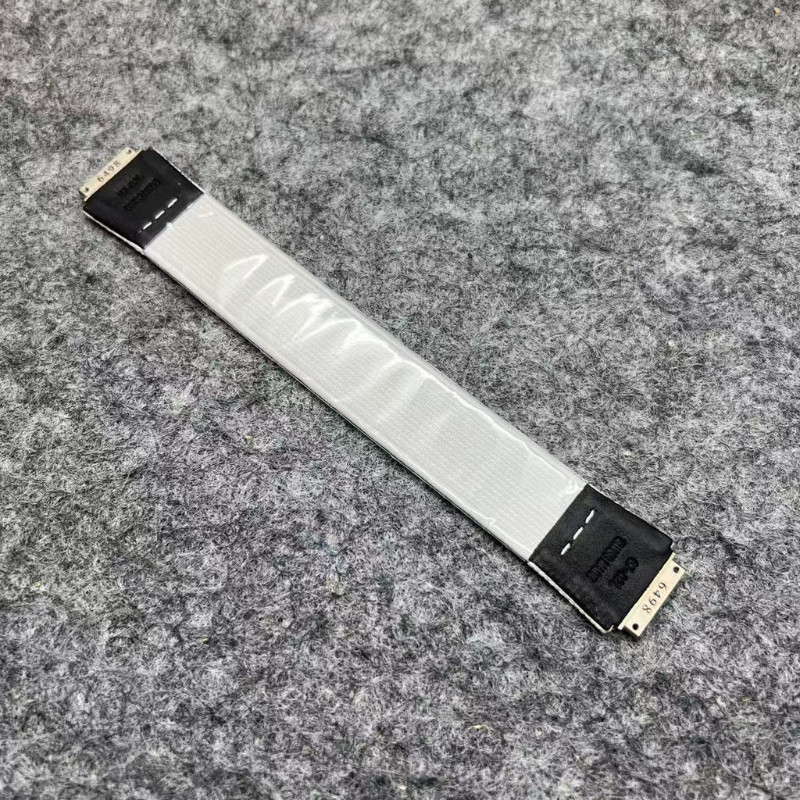 Fits Rich ard Mi lle RM67 01 02 S M L Size White Black Elastic Watch Strap